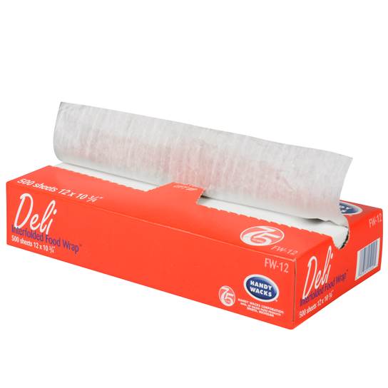 dry waxed food wrap tissue paper